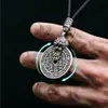 Nuevo Modelo de Pixiu Atractor de Riqueza de Yuhong, Moneda del Espíritu de la Montaña, Colgante de Paz, Collar de Bagua Qiankun, Venta Directa del Fabricante