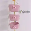 Cesta de Armazenamento de Parede, Cesta Suspensa, Prateleira de Armazenamento para Quarto de Dormitório, Bolsa de Parede, Organizador de Parede Tecido com Fio de Algodão para Atrás da Porta