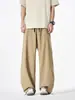 Pantalones Cargo Woodpecker para Hombre Holgados para Exterior Paracaidista Asalto Rectos Casual Versátiles Negros Deportivos Largos