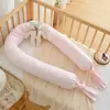Parachoques cilíndrico anti-colisión para cuna de bebé, cama suave multifuncional para recién nacidos, almohada de confort para sujetar la pierna al dormir de lado para niños