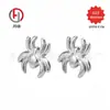 Brinco de Titânio F136 Aranha Stud de Orelha Stud de Orelha Stud de Osso da Orelha Stud de Implante de Liga de Titânio G23 Joia para Perfuração Humana