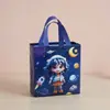 Bestseller transfronterizo linda bolsa de tela pintada de dibujos animados bolsa de regalo bolsa de regalo para fiesta de cumpleaños infantil regalo de fiesta infantil