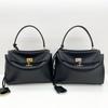Rodeo transfronterizo * hebilla de piel de vaca de primera capa bolso Kelly de cuero bolso tote tendencia de moda bolso de mano para llevar al hombro para mujer
