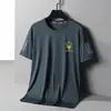 Camiseta de Manga Corta de Seda de Hielo para Verano 2026 para Hombre, Nueva, Transpirable, para Correr, Deportes, de Media Manga para Hombre, Top de Secado Rápido para Hombre