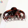 Nuevo Pasador de Pelo Qiyue con Estampado de Leopardo para PC, Pasador Retro Simple y de Alta Gama, Accesorio para Peinado Recogido en la Parte Posterior de la Cabeza, Pinza de Tiburón, Venta al por Mayor