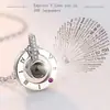 Producto más vendido transfronterizo 2025: Te Amo en 100 Idiomas, Collar de Proyección de Foto Personalizable, Suministro Directo de la Fábrica de Origen