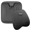 Cojín para Asiento de Coche Descompresión Espuma con Memoria Perforado Transpirable Cuero Nappa Material de Espuma con Memoria Descompresión Rebote Cómodo Cojín para Asiento