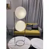 Lámpara de Pie Artística Nórdica para Sala de Estar de Era Media Antigua Lámpara Moderna Simple para Dormitorio Mesita de Noche Modelo Redondo Retro Lámparas de Habitación