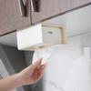 Caixa de Lenços Multifuncional Sem Furos para Carro Caixa de Lenços de Mesa Caixa Organizadora de Desktop Suporte de Lenços Montado na Parede para Cozinha Casa
