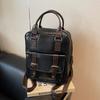 Bolsa de grande capacidade estilo japonês feminina 2025, nova moda coreana, cor sólida, mochila escolar casual para estudantes