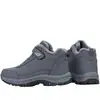 Sapatos Masculinos Novo Estilo Sapatos de Algodão Outdoor Quentes com Solado Grosso Botas de Neve Forradas com Lã Espessadas Sapatos Casuais Masculinos Tênis