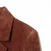 Moda Femenina Transfronteriza AliExpress 2026 Estilo Europeo y Americano Casual Textura de Gamuza Blazer de Doble Botón K41940