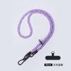 Cordão para Celular Pendurado no Pescoço Transversal 8mm Tira Trançada Corda Curta para Pulso Capa de Celular Cadeia de Cordão Atacado Fábrica