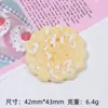 Bolo de Neve Crocante Brinquedo Alimentício Desenho Animado Artesanal DIY Acessórios de Joia Cola de Creme Resina Pequenos Acessórios Material para Presilha de Cabelo Pacote
