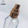 En stock juego de botellas de vidrio de alta gama de 120 ml - 50 g para loción, botella para crema de agua, botella para crema facial, juego de botellas para cuidado de la piel