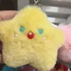 Pingente de Pelúcia Rangente Desenho Animado Fofo Feminino Coreano Criativo Fofo Pingente de Bola de Pelo Chaveiro de Carro Charme para Bolsa Feminina