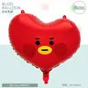 Globos de papel de aluminio con cabeza de animal linda estilo caricatura, nuevos, transfronterizos, decoraciones y suministros para fiestas de cumpleaños de niños y bebés