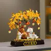 Gato de la Suerte Calabaza Árbol de la Fortuna Decoración de Entrada Nuevo Estilo Chino Decoración del Hogar Regalo de Inauguración de Casa Nuevo Hogar