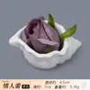 Pintura al Óleo Simulada Capullo de Rosa Accesorios Hechos a Mano DIY Material de Flor para Boda Flor Retro Pequeño Capullo de Flor Decoración de Pared Floral