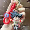 Pulseira Chaveiro Criativa Desenho Animado Anime Dragon Ball Tendência Caixa Surpresa Pingente de Mochila Son Goku Pequeno Presente