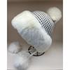 Gorro de invierno para mujer, estilo coreano, con bola de pelo decorativa, esponjoso y cálido, forrado con vellón, con protectores auditivos, grueso, estilo Lei Feng.