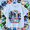 Ropa de mercancía del nuevo juego Animal Hospital, camisetas de manga corta para niños, tops de manga media, modernos