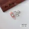 Accesorios para decoración de uñas de strass ovalado apilado K9 de alta transparencia, bolas de strass para decoración de uñas tipo huevo de paloma de cristal brillante de lujo de moda sin base