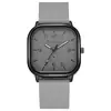 Relojes de Moda Personalizados Creativos para Hombre al por Mayor Transfronterizos, Elegantes Relojes de Cuarzo Versátiles con Correa de Plástico Retro para Estudiantes