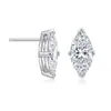 Pendientes de Plata de Ley S925 con Moissanita Corte Marquise de 1 Quilate para Hombres y Mujeres, Joyería de Nicho Exquisita de Alta Gama, Más Vendidos Transfronterizos