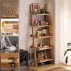 Estantería trapezoidal de madera maciza, estante de exhibición de almacenamiento para ventanal, estante de almacenamiento de pie, estantería integrada de pared, armario de almacenamiento, armario de esquina