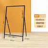 Soporte de Exhibición para Carteles, Soporte para Pósters, Soporte de Exhibición de Tablero de Reclutamiento de Doble Cara, Soporte Promocional de Cartelera Vertical de Pie para Exteriores