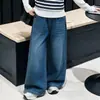Conjunto de Niña Primavera y Otoño 2026 Estilo Nuevo Niños Mayores Falso Dos Piezas Top Rayado y Jeans Conjunto de Dos Piezas de Moda