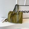 Mochila de lona de gran capacidad para mujer, nueva mochila de moda, informal, de viaje, de alta gama, combinable con todo, para hombro.
