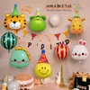 Globos Flotantes de Papel de Aluminio con Forma de Animales Lindos de Dibujos Animados para Decoración de Fiestas de Cumpleaños Infantiles Accesorios Venta al por Mayor
