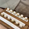 Raíz de Bodhi Carbón Asado Oso Accesorios DIY Pulsera Cuerda de Cuentas Colgante Accesorios Creativos