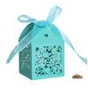 Caixa de doces a laser para casamento, caixa de papelão oca para chocolate, caixa criativa para embalagem de doces, atacado de Fujian em estoque