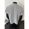 Camiseta Masculina de Verão Nova Manga Curta Estilo Coreano Tendência Simples Meia-Manga Estilo Hong Kong Solta Casual Tendência Marca Camiseta