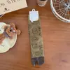 Songmu" Calcetines de Algodón Suaves a Media Pantorrilla tipo Slouch con Separador de Dedos, Sin Costuras, con Ilustración de Cachorro Perezoso, para Mujer