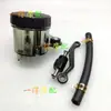Cheliwu Depósito de Aceite de Cilindro Maestro Brembo Scooter Eléctrico Motocicleta Cilindro Maestro Tipo Empuje Modificado Depósito de Aceite Transparente Depósito de Líquido de Frenos Trasero