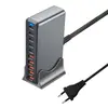 Cargador de Escritorio Multifuncional Pd de Nitruro de Galio de 800W con Carga Rápida Pd de 765W 730W Nuevo Cargador Transfronterizo de 10 Puertos