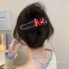 Grampo de cabelo com laço floral para mulheres, grampo de cabelo torcido elegante e sofisticado, acessório de cabelo para penteados presos, piranha