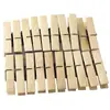 Pinzas de Bambú, Pinzas para Ropa para Uso Doméstico, Pinzas de Madera Resistentes, Pinzas para Quilting, Pinzas Pequeñas, Pinzas para Ropa, Pinzas a Prueba de Viento para Invernadero