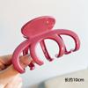 Verano Nuevo Simple Calabaza Clip Grande de Tiburón Horquilla para el Cabello para la Parte Posterior de la Cabeza de Mujer Horquilla Elegante Clip Multi-Agarre