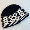 Vintage Color-matching Diamond Plaid Knitted Wool Hat Feminino Outono e Inverno 2024 Rosto Mostrando Pequeno Baotou Frio Chapéu Quente