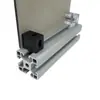 Bloque de conexión de intervalos, accesorios de perfil de aluminio industrial estándar europeo, placa 30/40/45, asiento fijo, bloque de partículas de caucho transparente