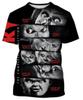 Wu 860203 Ropa Infantil con Estampado Digital 3D para Hombres y Mujeres Camisetas de Manga Corta Tendencia