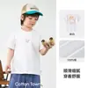 [100% Algodón] Ropa Infantil Cotton Hall Camisetas de Manga Corta para Niños Tops para Niñas Camiseta Antibacteriana Refrescante de Algodón Puro Clase A