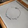 Pulseira geométrica luxuosa e sofisticada de zircônia, moderna e versátil, adequada para casais e melhores amigos, um best-seller transfronteiriço, joias femininas no atacado