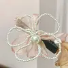 Grampo de Cabelo Flor de Rede Grampo de Cabelo Feminino Acessórios de Início de Primavera Acessórios de Cabelo Presilha Sentido Avançado Acessórios de Cabeça Presilha Bico de Pato Lote Yiwu