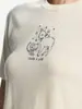 Suéter de punto con estampado de ciervo de los deseos de lana para mujer, Otoño e Invierno